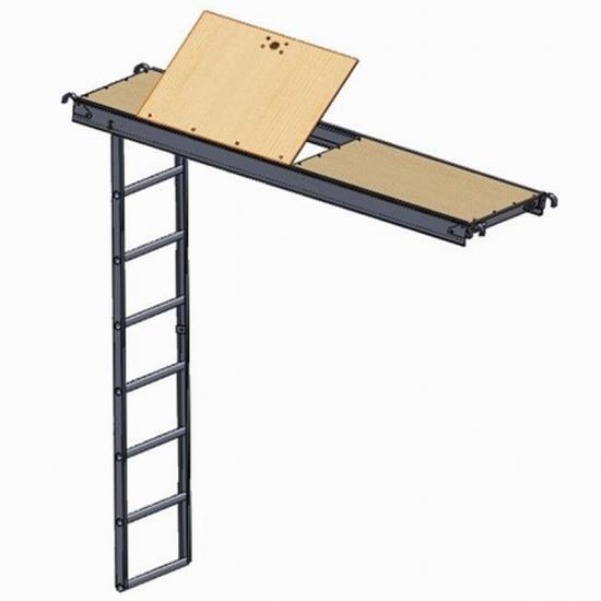 Aluminum Plywood Ladder Hatch Deck